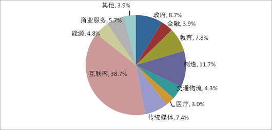 2012年中国IDC客户类型分布